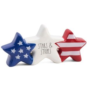 (SOLD) RAE DUNN Ceramic Stars & Stripes